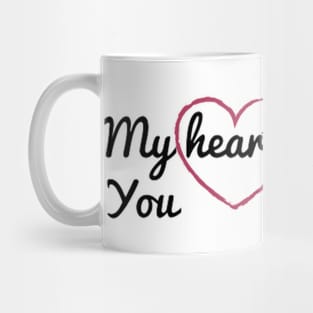 My heart beats for you Mug